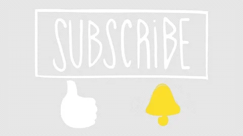 Animation Subscriptions, likes, and bells in hand drawing doodle style. Video stock 209396069