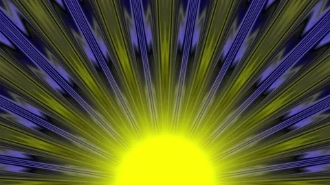 Animation Sun on the background of the sky Stock Footage 212458828