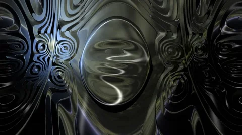 Animation of a surreal abstract structure Stock Footage 45361246