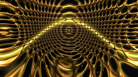 Animation of a surreal abstract structure Stock Footage 45361316