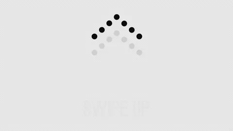 Animation of swipe up arrow icon. Stock Footage 169762557
