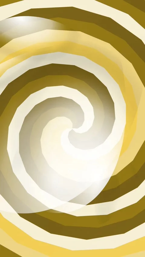 Animation Swirling spiral pattern transitioning gold gradient and brown tones Stock Footage 327515210