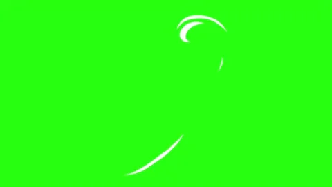 Animation swoosh action effect on green ... | Stock Video | Pond5