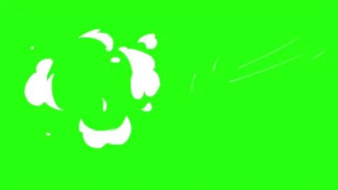 Animation swoosh action effect on green ... | Stock Video | Pond5