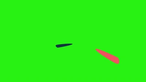 Animation swoosh on green screen background. Motion element splash 2d style. Stock Footage 237677065