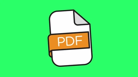 Animation symbol file type on green background. Stock Footage 263169164