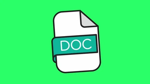 Animation symbol file type on green background. Stock Footage 263169178