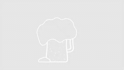 Animation symbolizing the prohibition of drinking alcohol. Stock Footage 277071618