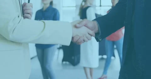 Animation of symbols and computer language over midsection of caucasian Видео 327393778