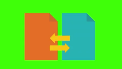 Animation of a synchronization icon on a... | Stock Video | Pond5