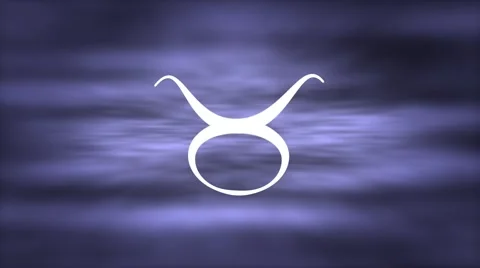 Animation of taurus zodiac sign Stock Footage 40352459