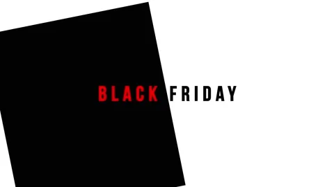 Animation of the text Black Friday with contrast black white background Stock Footage 140448123