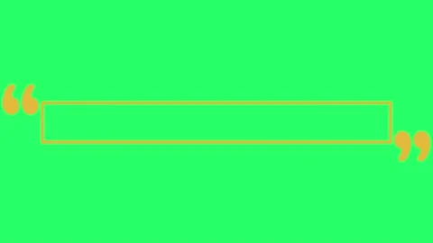 Animation text box isolate on green screen. Stock Footage 220598154