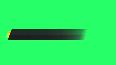 Animation text box isolate on green scre... | Stock Video | Pond5