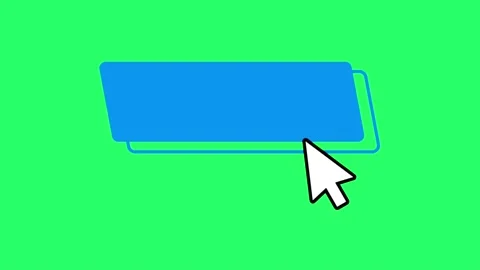 Animation text box with mouse cursor iso... | Stock Video | Pond5