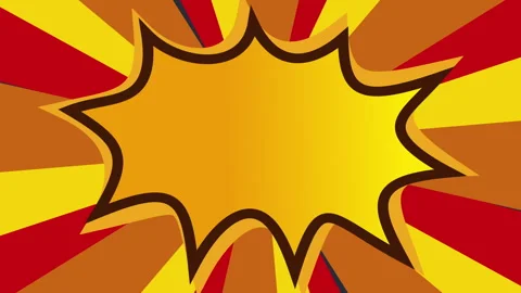 Animation with a text bubble, bright transition for video with a dynamic ba.. Stock Footage 304661707