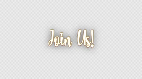 Animation text of Join Us glow gold glitch text effect Stock Footage 310100279