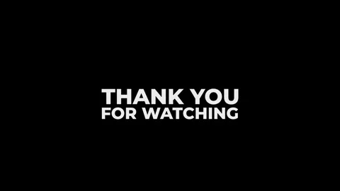 Animation text thank you for watching Stock Footage 244906400