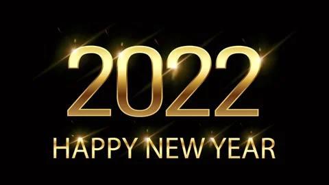 Animation Texture 2022 HAPPY NEW YEAR. Stock Footage 159294027