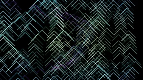 Animation - Thousands of Square Shape Fl... | Stock Video | Pond5