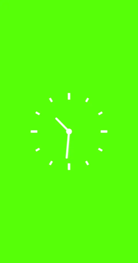 Animation time lapse of a clock, 12 hour time loop Stock Footage 284605381