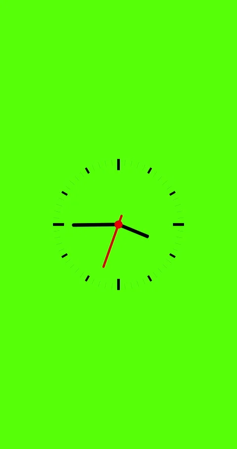 Animation time lapse vertical of a clock. Stock Footage 283913237