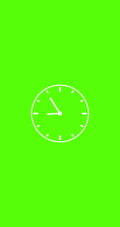 Animation time lapse of a wall clock Stock Footage 284605189