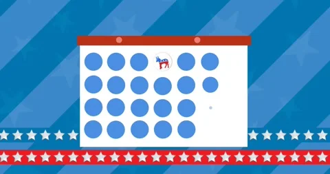 Animation of token template card and icon moving over blue background Stock Footage 328708270