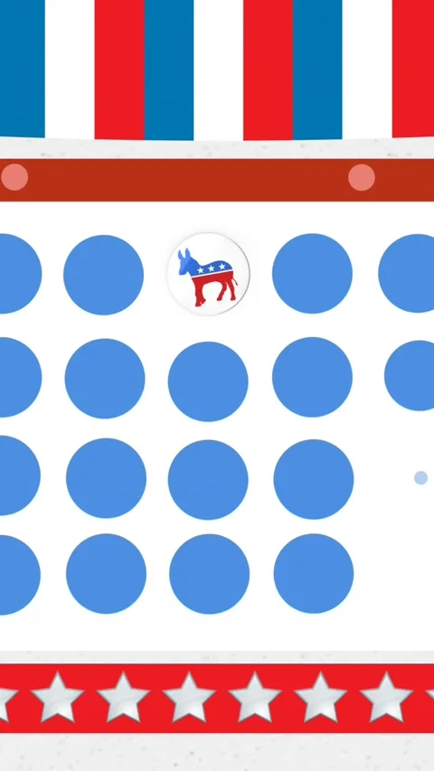Animation of token template card over american flag Stock Footage 342097644
