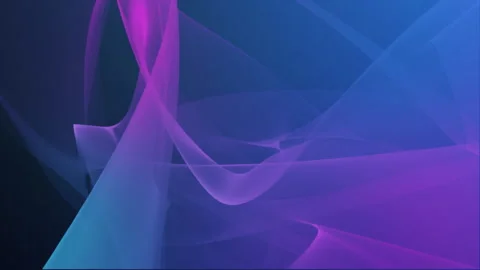 Animation of transparent wavy layers in the form of pink smoke Stock Footage 247454448