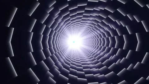 Animation Tunnel circle Background design In 4K Stock Footage 335711028