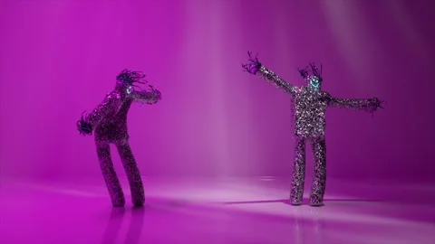 Animation of two air dolls Stock Video Pond5