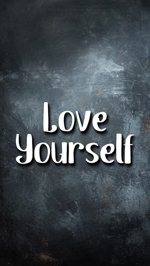 Animation Typography Of Motivational Saying Title Love Yourself Stock Footage 294659857