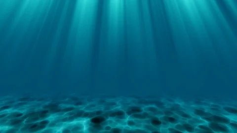 Animation of the underwater view , sand ... | Stock Video | Pond5