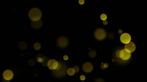 Animation of unfocused rounded elements appearing on a black background HD Stock Footage 123230965