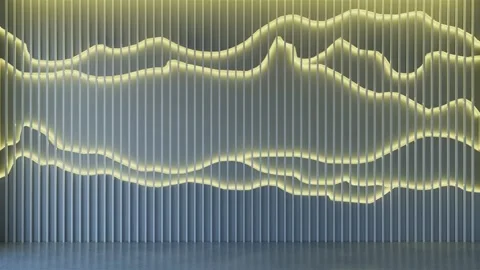 animation Unique decorative wall panel i... | Stock Video | Pond5