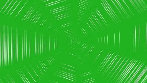 Animation Of Unique Pattern with Twisting Lines on green screen Backdrop Stock Footage 245977125
