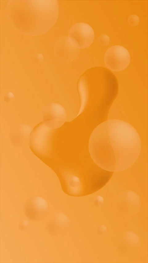Animation of vertical background of liquid honey with bubbles. Loop playback Stock Footage 315194784