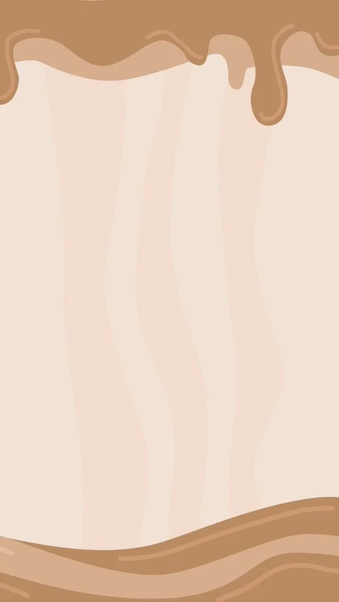 Animation of vertical background of melted chocolate liquid from above Stock Footage 315194801