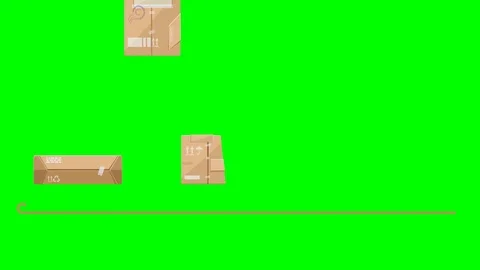 Animation very fast shipping. Stock Footage 72973563