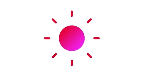 Animation of vibrant play button Stock Footage 296680496