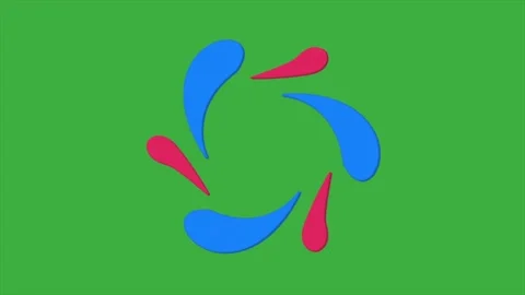 Animation video abstract on green screen... | Stock Video | Pond5