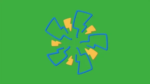Animation video abstract on green screen... | Stock Video | Pond5