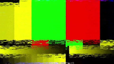 Animation video background static color noise glitch error video damage bad.. Stock Footage 302865823