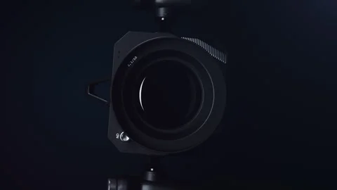 Animation video camera with lens Stock-Footage 251680498
