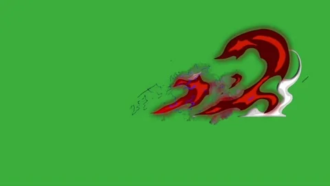 Animation video energy element effect on green screen background Stock-Footage 316460451