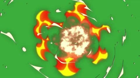 Animation video energy element effect on green screen background Stock Footage 316460699
