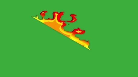 Animation video energy element effect on green screen background Stock Footage 316463058