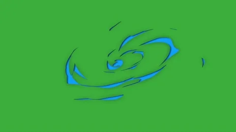 Animation video energy element effect on green screen background Stock Footage 316463176