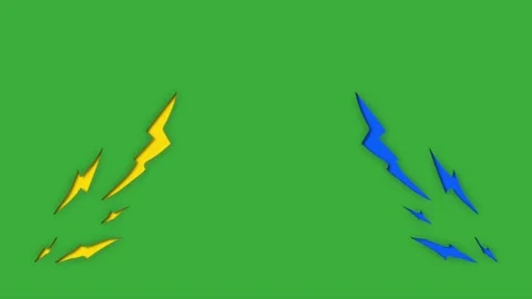Animation video energy element effect on green screen background Stock Footage 316463526